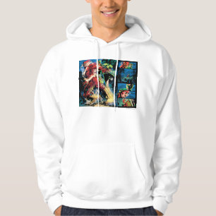 Flash and Green Lantern Panel Hoodie