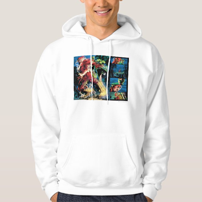 Flash and Green Lantern Panel Hoodie (Front)