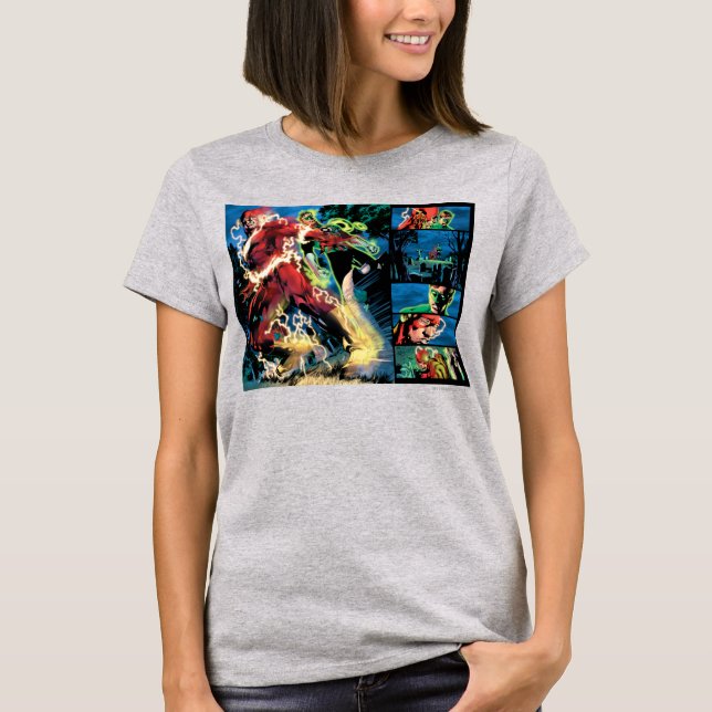 Flash and Green Lantern Panel T-Shirt (Front)