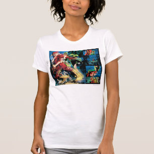 Flash and Green Lantern Panel T-Shirt