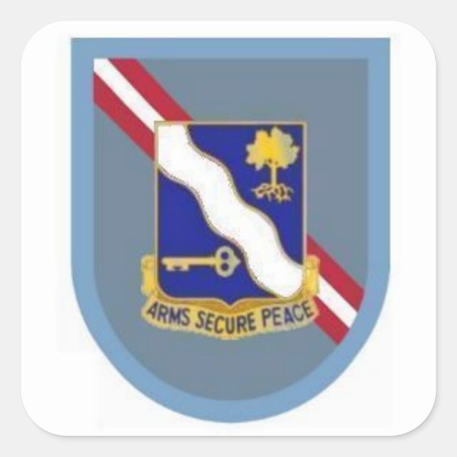 Flash DUI 1st Bn 143rd Inf 36th Abn Bde Stickers (Front)