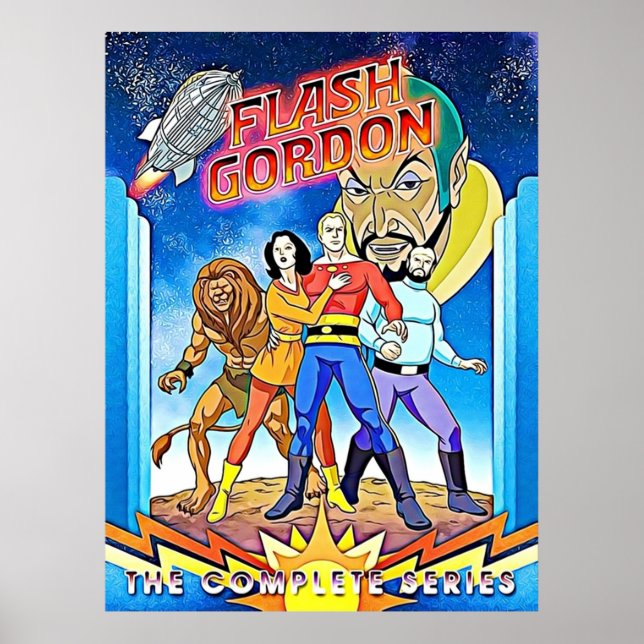 Flash Gordon Retro Fanart Poster (Front)