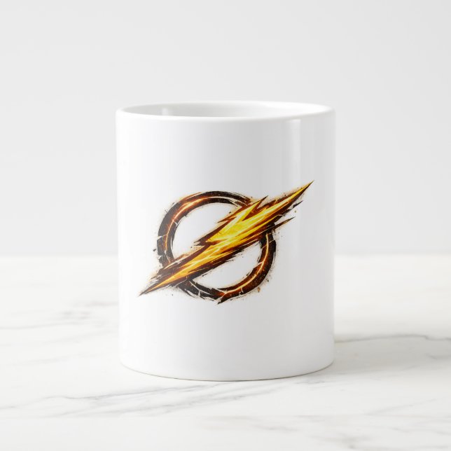 Flash inspired logo large coffee mug (Front)