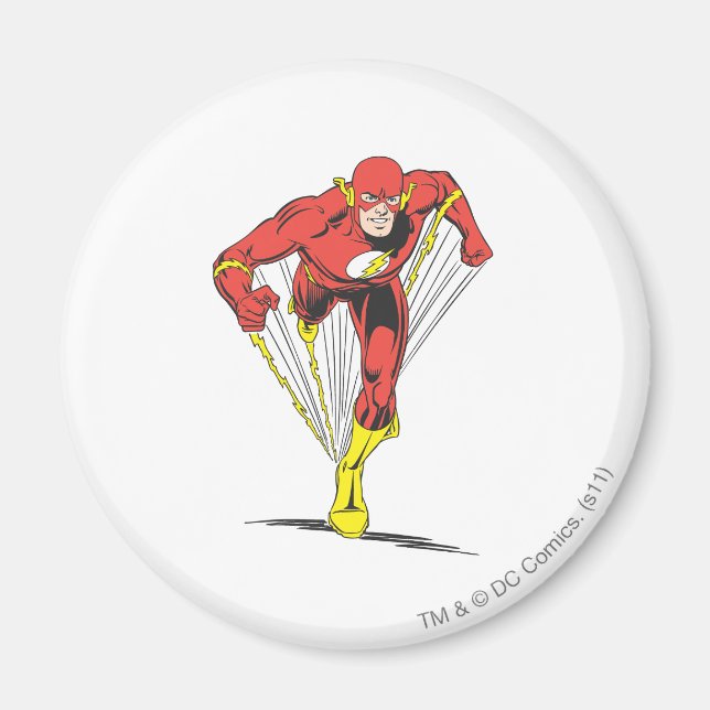 Flash Runs Forward Magnet (Front)