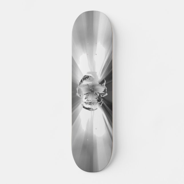 FLASH SKULL SILVER SURFER SKATEBOARD (Front)