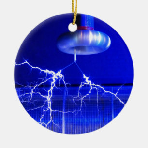 Flash Tesla Coil... Ceramic Tree Decoration