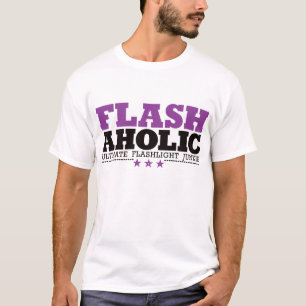 Flashaholic – Ultimate Flashlight Junkie - Purple T-Shirt
