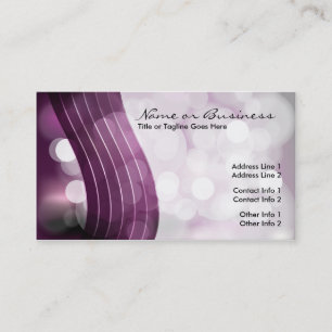 flashing lights business card