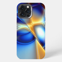 Flashy blue and yellow and snail-like lines throw
