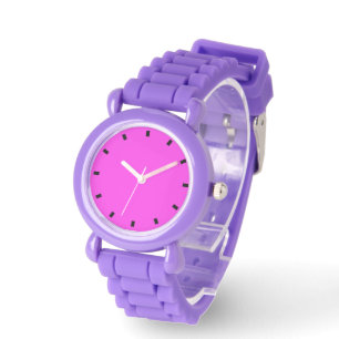 Flashy Lilac And Pink Childrens' Watch