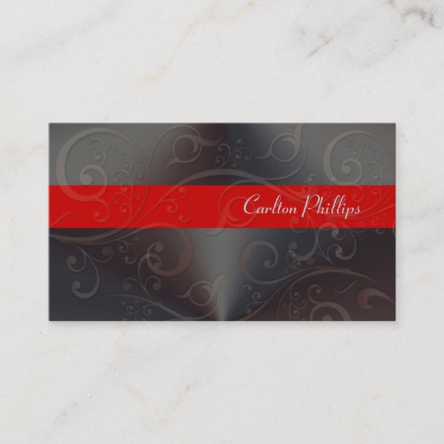 Flashy Marketing Consultant business cards (Front)