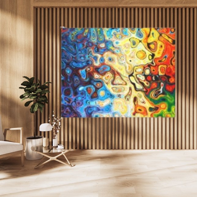 Flashy Texture Abstract Modern Art Canvas Print (Creator Uploaded)