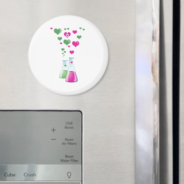 Flask, Erlenmeyer, Beaker, Chemistry, Laboratory Magnet (In Situ (Fridge))