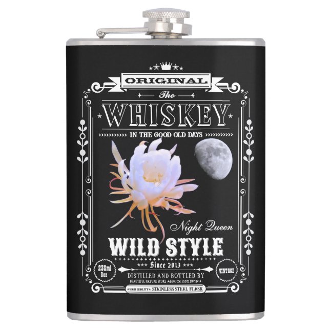 FLASK_Night Queen Hip Flask (Front)