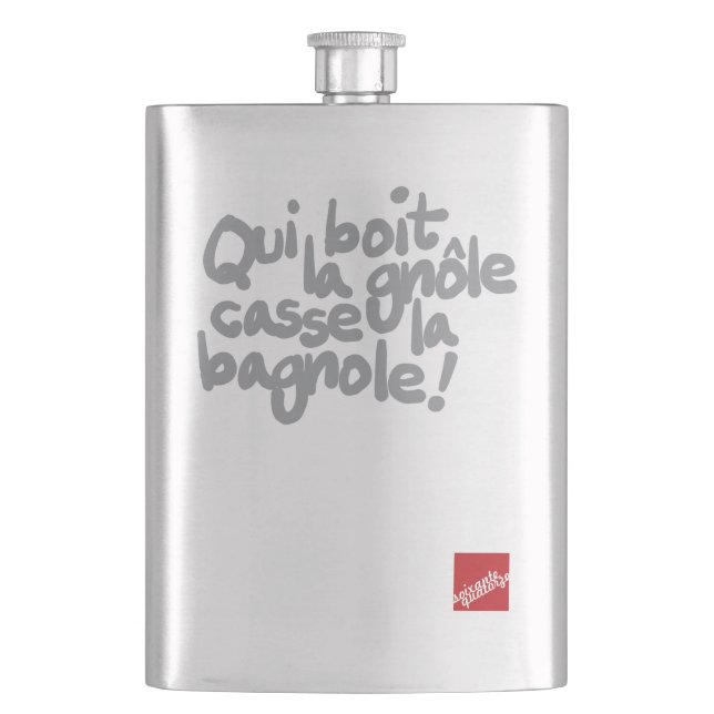Flasque gnole hip flask (Front)