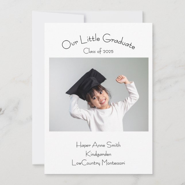 Flat Announcement Card (Front)