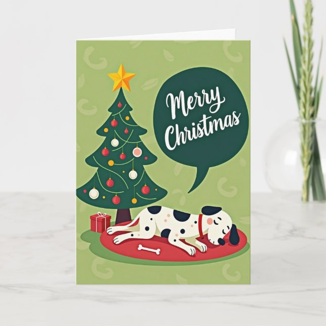 Flat Art Christmas Card (Front)