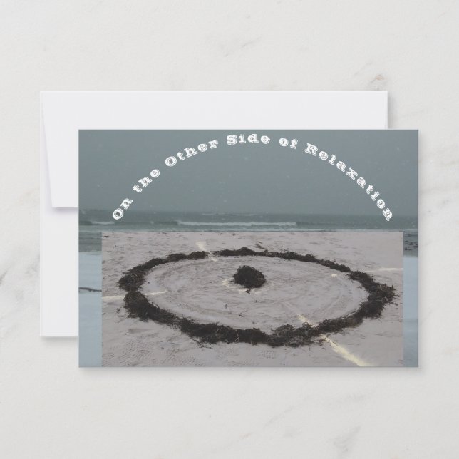 Flat Beach Maze Card (Front)