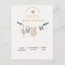 Flat Card BABY SHOWER