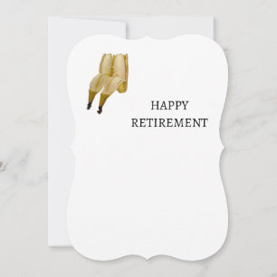 Flat Card CONGRATULATIONS birthday retirement