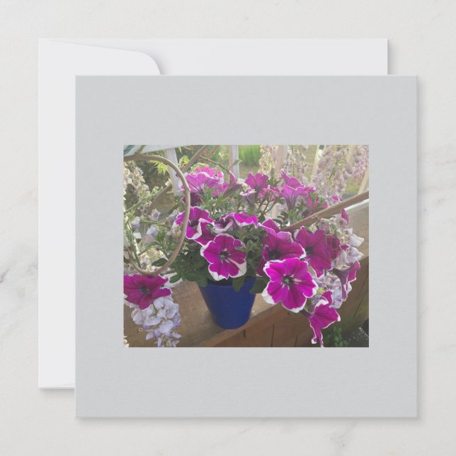 Flat Card for special message or announcement (Front)