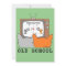 Flat Card - OLD SCHOOL Retro Video Game Cats
