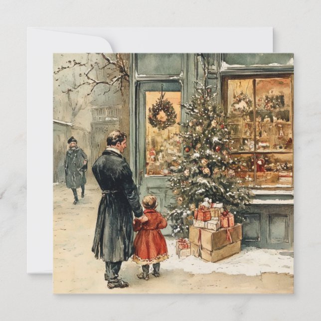 Flat Christmas Card (Front)