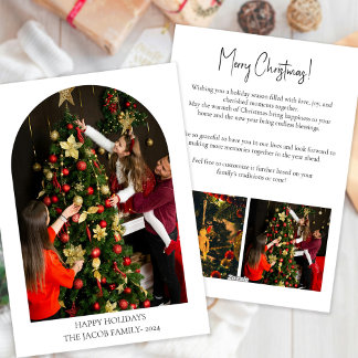 Flat Christmas Holiday Card