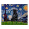 Flat Coated Retriever 1 - Starry Night