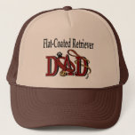Flat-Coated Retriever Dad Gifts Trucker Hat<br><div class="desc">If you are looking for that one-of-a-kind gift for a Dad that is hard to shop for, then our Dog Dad product line is just the ticket! T-shirts, sweatshirts, hoodies and other apparel items. Other merchandise includes caps, buttons ties, mugs, and more fun items. Unique gifts for any special occasion....</div>