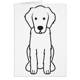 Flat-Coated Retriever Dog Cartoon