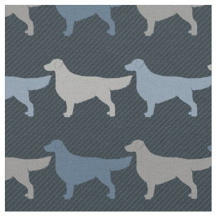 Flat Coated Retriever Fabric