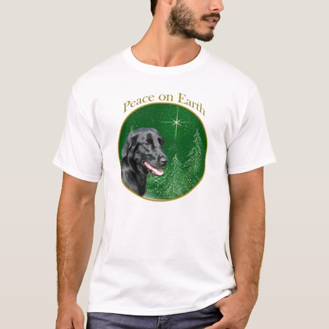 Flat-Coated Retriever Peace T-Shirt (Front)