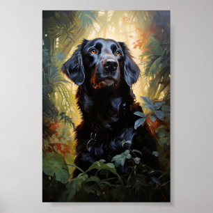 Flat-coated Retriever Poster
