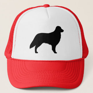 Flat Coated Retriever Silhouette Trucker Hat