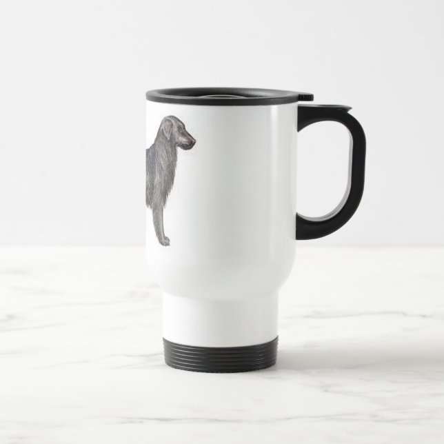 Flat-Coated Retriever Travel Mug (Right)