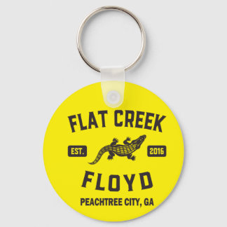 Flat Creek Floyd Alligator Peachtree City Georgia Key Ring