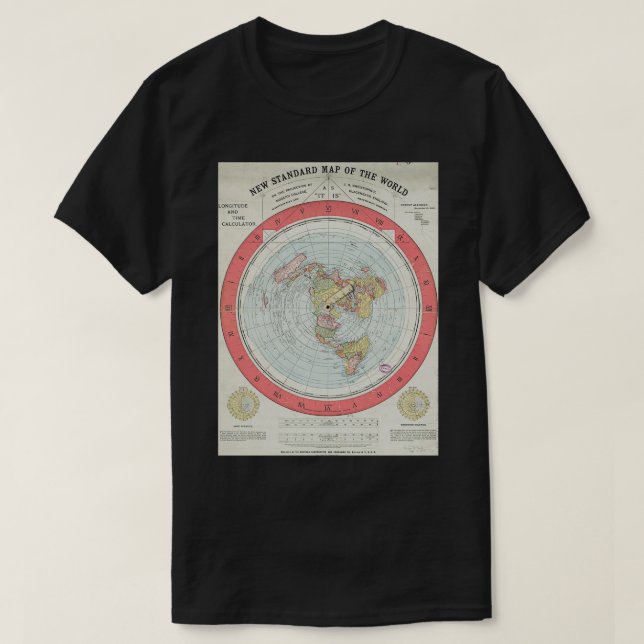 Flat Earth 49 T-Shirt (Design Front)