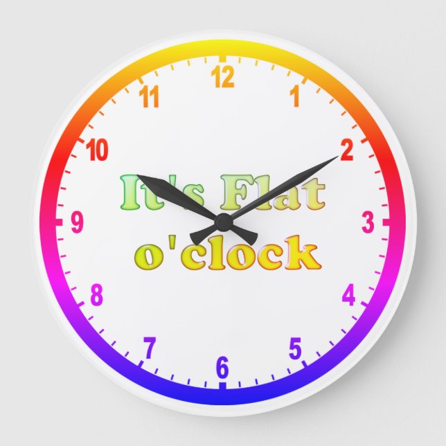 Flat Earth Clock (Front)