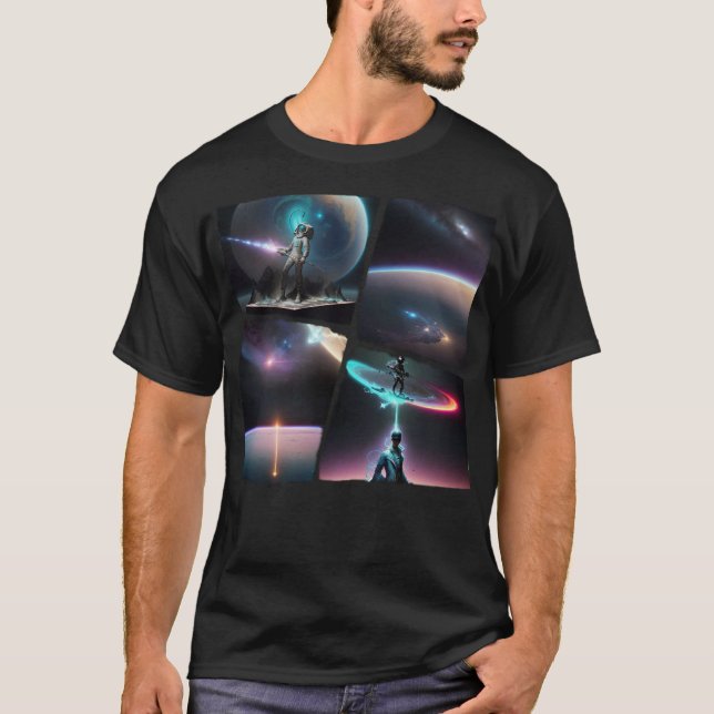 Flat Earth Future T-Shirt (Front)