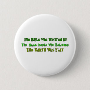 Flat Earth Historians 6 Cm Round Badge