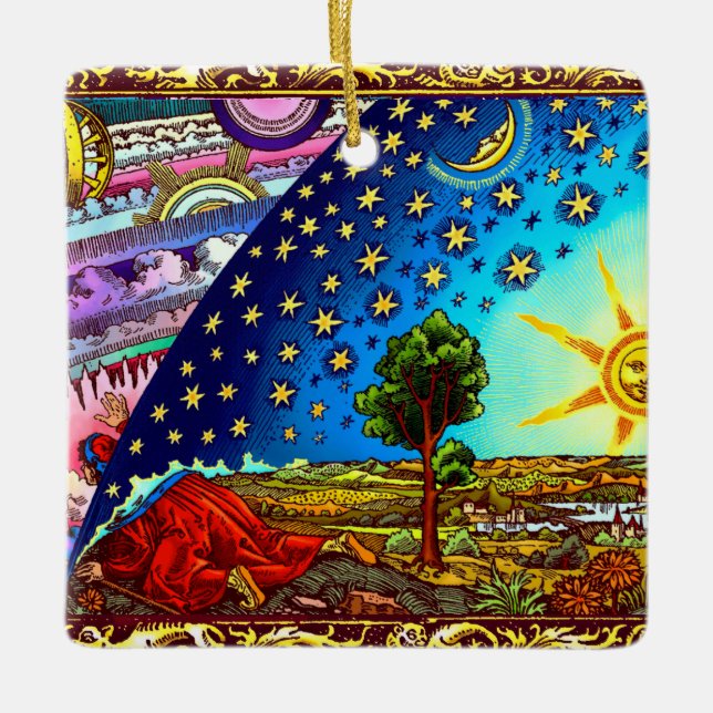Flat Earth Ornament (Front)