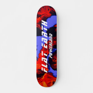 FLAT EARTH POWERLAND SKATE DECK