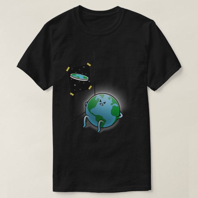 Flat Earth Workout 2 T-Shirt (Design Front)