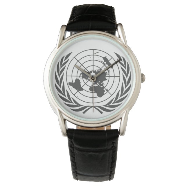 Flat Earth Wristwatch (Front)