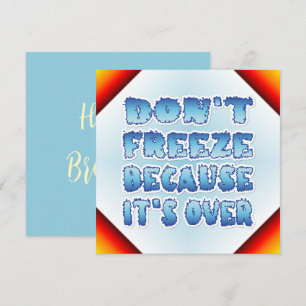 Flat Greeting Card