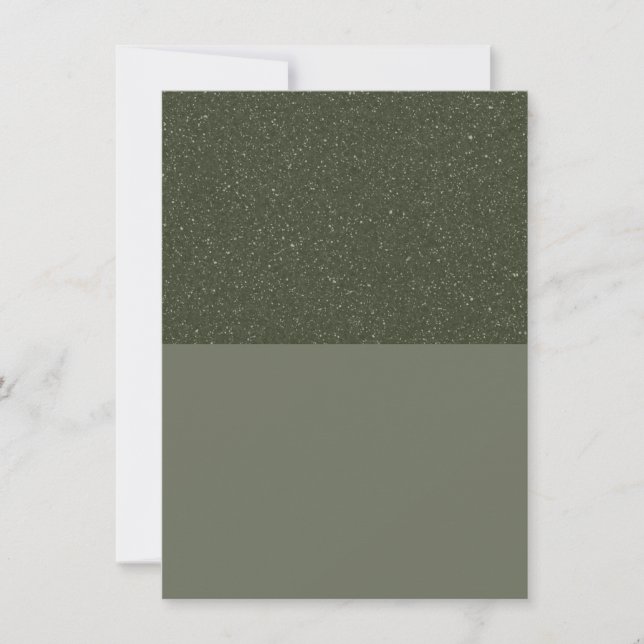 Flat Greeting Card – Sparkle Top, Matte Bottom (Front)