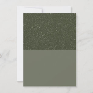 Flat Greeting Card – Sparkle Top, Matte Bottom