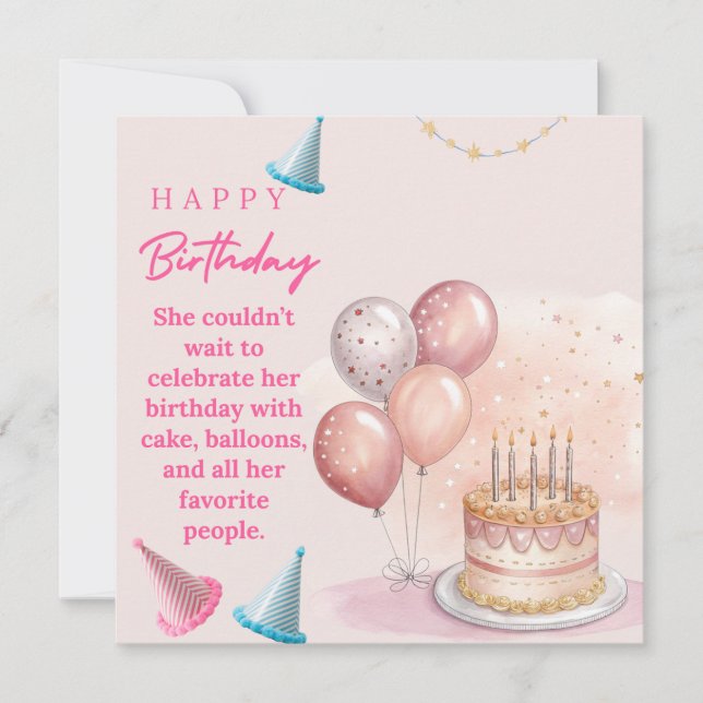 Flat Greetings card (Front)