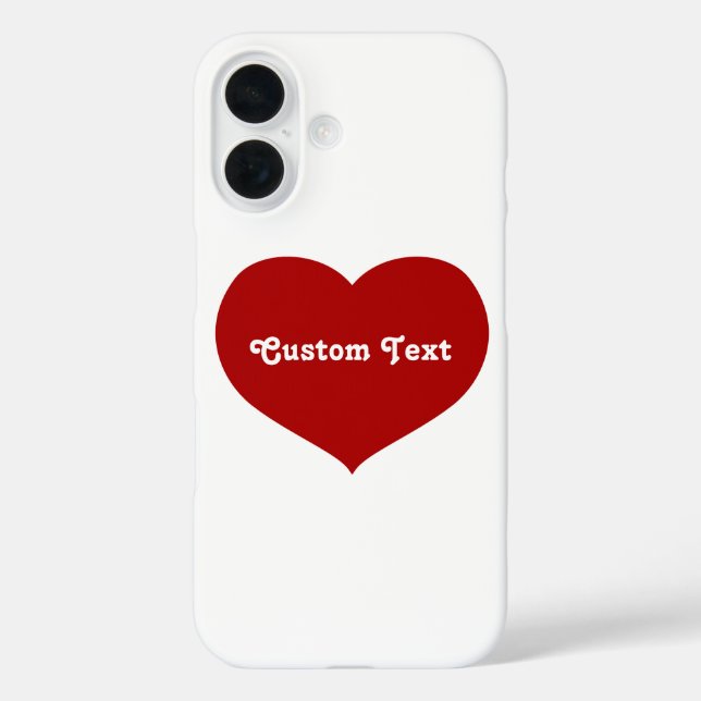 Flat Heart Icon Case-Mate iPhone Case (Back)